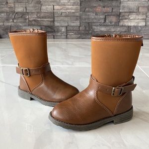 Brown Riding Boots from Carters Size: 9 (toddlers)